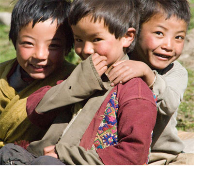 Children in Bhutan